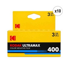 10x Kodak Eastman 400 35mm Color Negative Film, 24 Exposures - 3-Pack