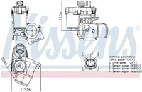 1X Nissens 98347 Agr-Ventil FüR Ford