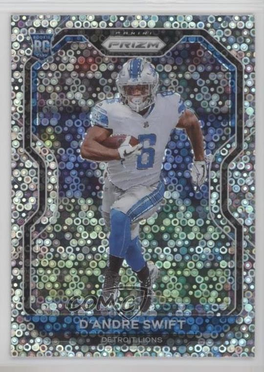 2020 Panini Prizm Rookie No Huddle Prizm D'Andre Swift #358 0xb8