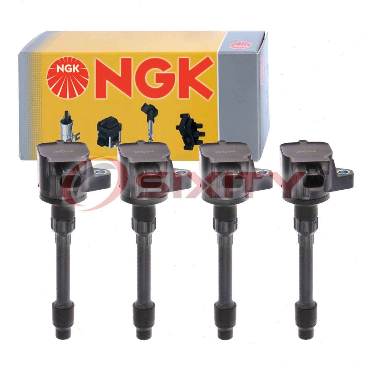 4 pc NGK 49130 U5362 Ignition Coils for UF749 UF-749 IC855 E1249 iv