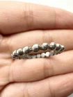 Vintage NF 925 Sterling Silver Stackable Band Ring Size 8