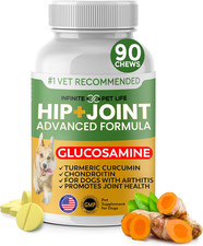 Advanced Hip and Joint Supplement for Dogs Large Breed - Glucosamine for Dogs Mo