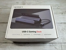 NEW Open Box Ivanky NIB 8-in-1 USB-C 3.2 Gaming Dock Gaming Fast Charging VCA23