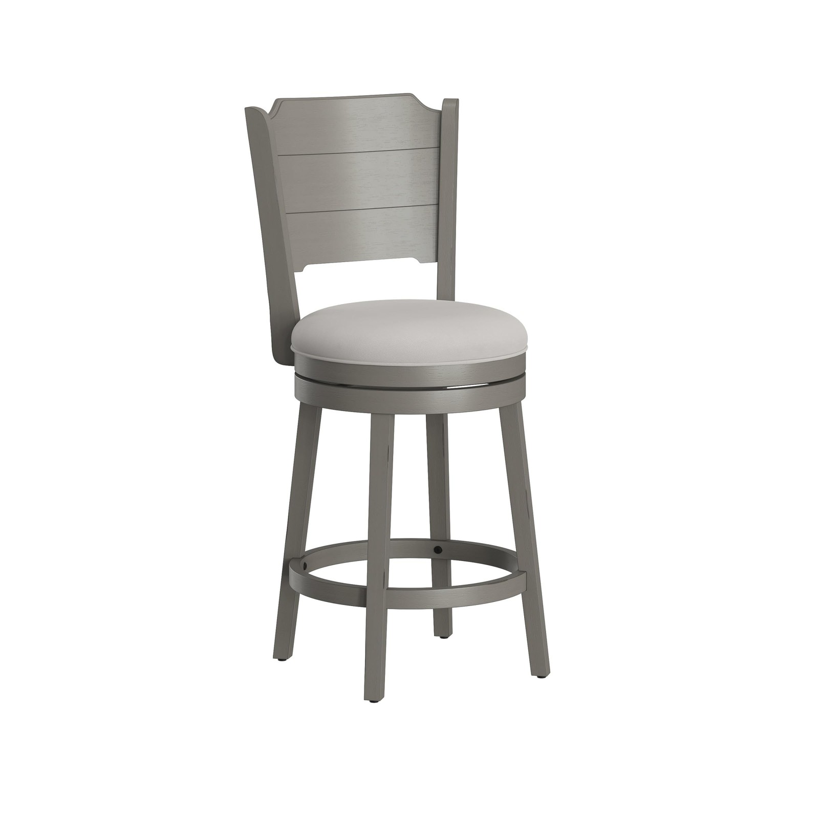 HILLSDALE FURNITURE CLARION WOOD COUNTER HEIGHT SWIVEL STOOL