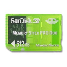 512MB Memory Stick Pro Duo For PSP UMD Card Expansion Very Good 8E