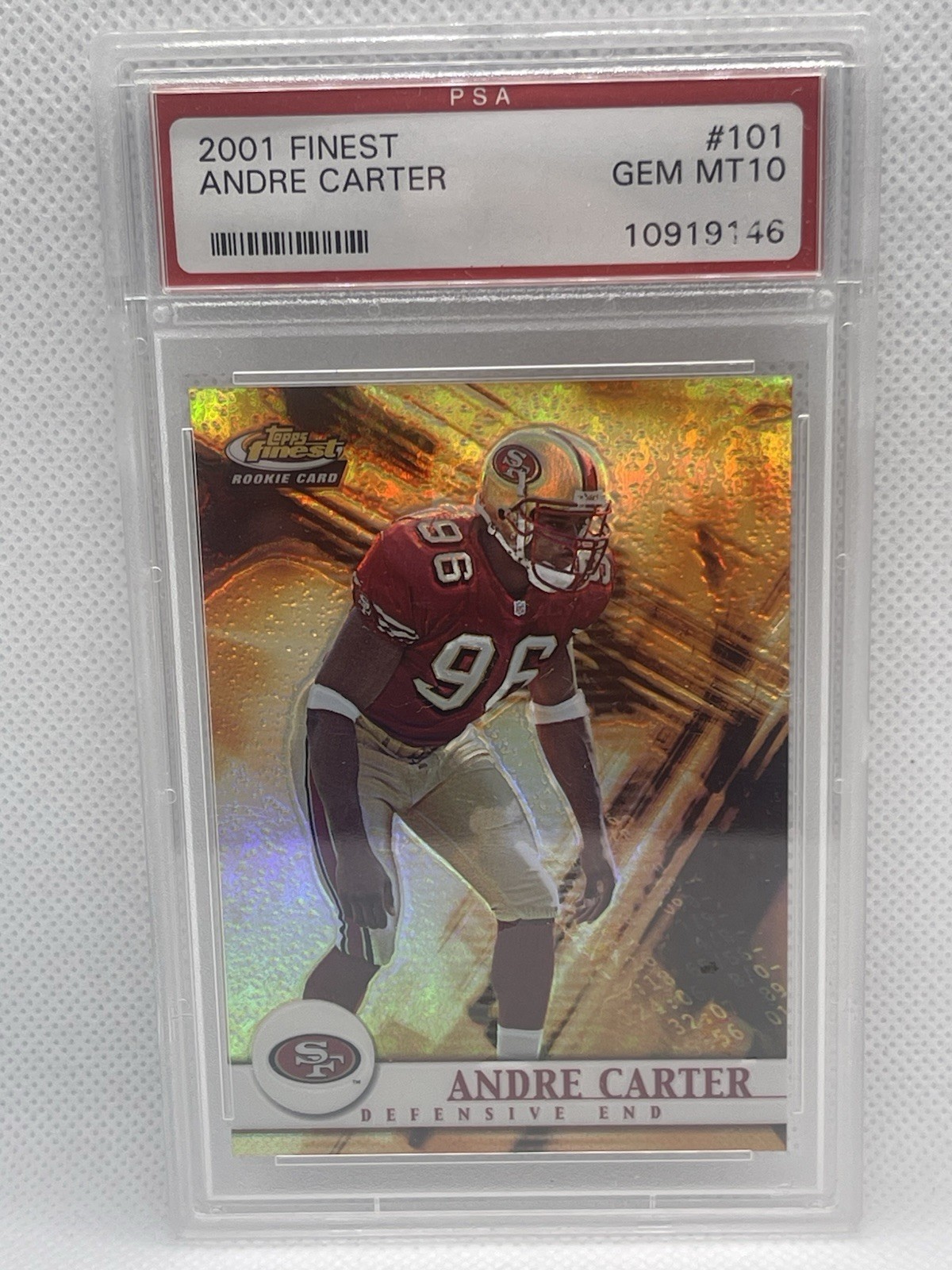 Andre Carter Finest #101 Base