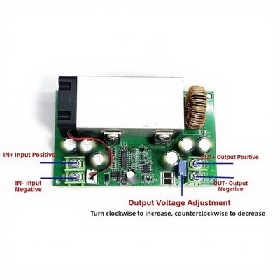 DC-DC Step Down Regler 12 75V In 2,5 60V Out 25A Max Strom