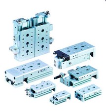 SMC - MXS25L-75AS - Table Linear Guide Pneumatic (Balanced) - Used