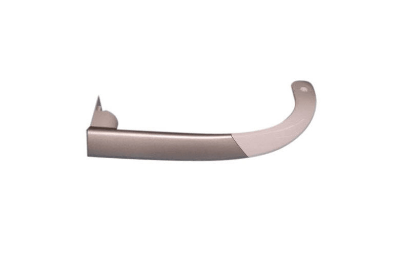 Poignée supérieure de réfrigérateur Beko fixation gauche 4323290100 en plastique blanc