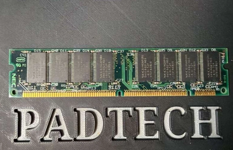 NEC Memory 32MB -16/A MC-454AD645F-A10 168-Pin 66mhz SDRAM Tested Vintage - Image 2 of 2