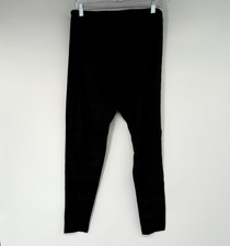 Bryn Walker Pull On Skinny Pant Size L Black Gray Crosshatch Italian Fabric Knit