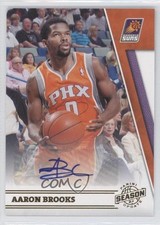 2010-11 Panini Season Update Signatures 25/299 Aaron Brooks #180 Auto 0s3