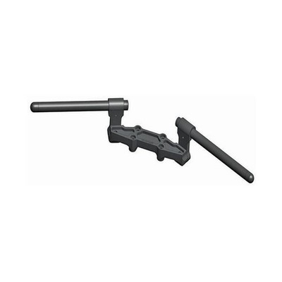 Woodcraft Clip-On Adapter Plate With Bars - Black, 1in Rise