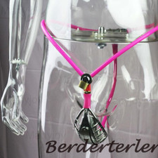 Stainless Steel Invisible Male Chastity Belt Plug Cage Device Adjustable Lock