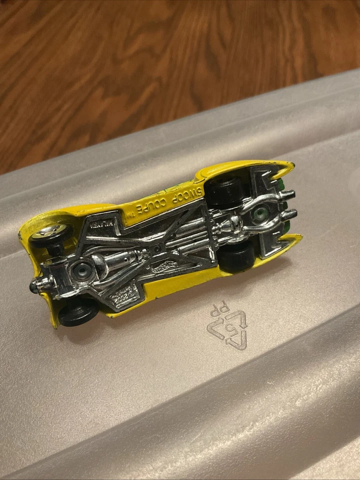 Hot Wheels SWOOP COUPE Lot Loose 1930's Ford Green Yellow - Image 4 of 4