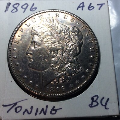 1896 Morgan Silver Dollar High Grade ,Super Nice Details and