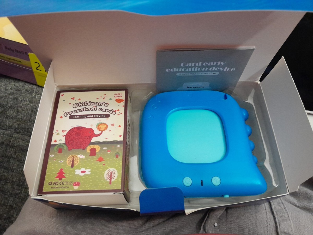 知育玩具 Claire Card Early Education Device blue new in box | eBay