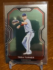 2021 Prizm Base Tier I #24 Trea Turner - Washington Nationals