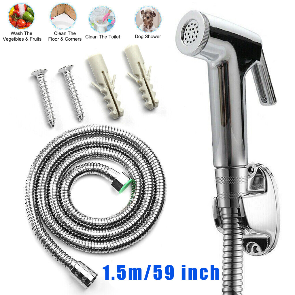 Handheld Douche Bidet Toilet Jet Spray Muslim Hygienic Shower Kit Set 2Modes UK eBay