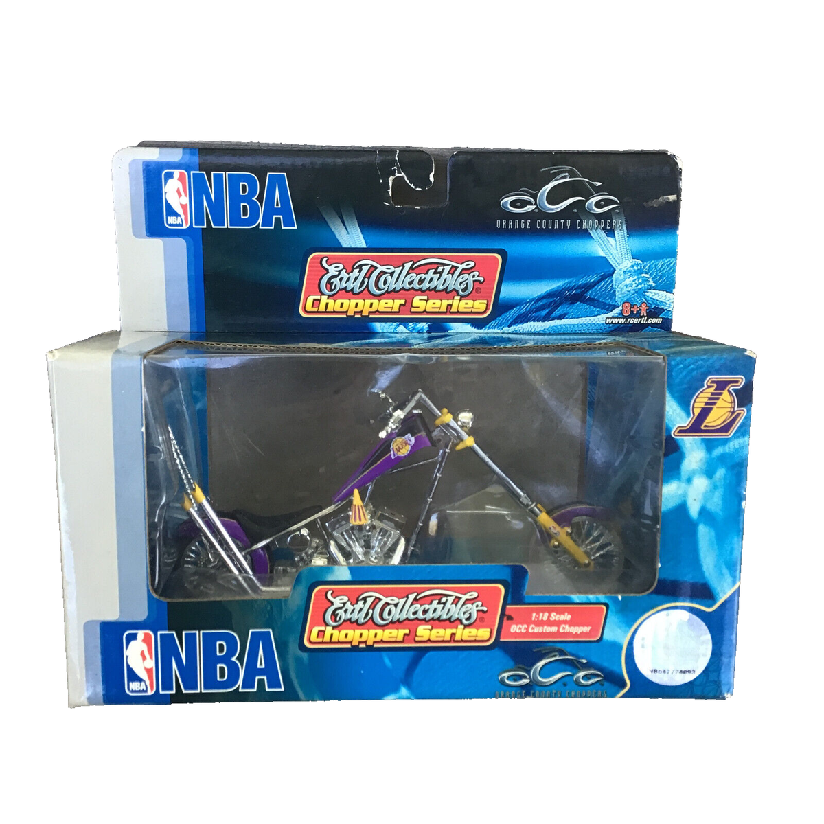 ERTL NBA Chopper Series LA Los Angeles Lakers 1:18 Scale-Orange
