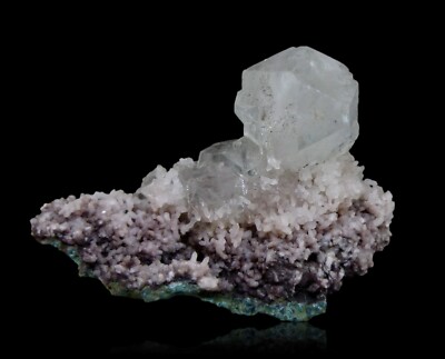 APOPHYLLIT & CHALCEDON KRISTALLE - JALGOAN, INDIEN