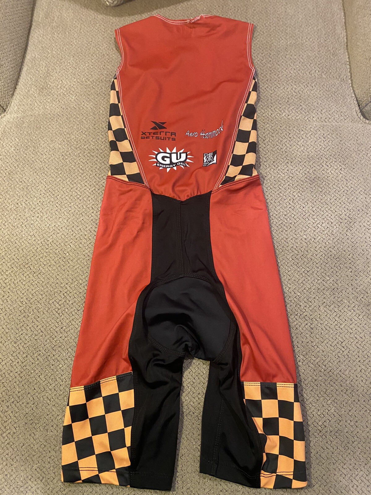 Mens Ironman Tri Suit Cycling Kit Maryland Terps Triathlon Skinsuit