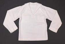 Vietnam US Navy Jumper 38 R Named White Serge Summer Military Service Uniform