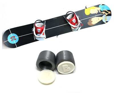 AUXPhoe 4 Stück Ski-/Snowboard-Wandhalterung, schwiender Aufhänger