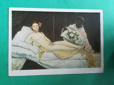 uv122 erotic curiosa drawing circa 1984 Olympia - Edouard Manet