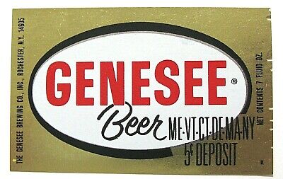 ALL DIFFERENT 11 UNUSED GENESEE BEER LABELS ROCHESTER NY 