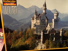 Kodacolor 1000 Pc Puzzle Neuschwanstein Castle Bavaria, Germany 18x26 New Sealed