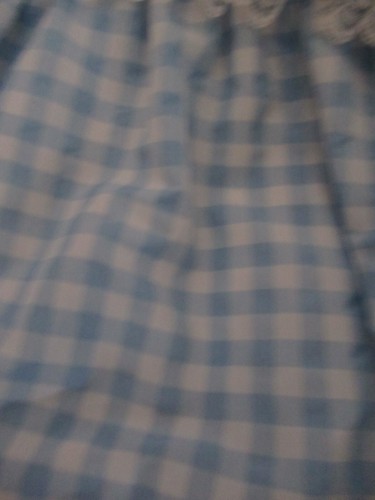 P26 Girls 2 Piece Blue and white Check Mary White Outfit Size 7 - Picture 4 of 13