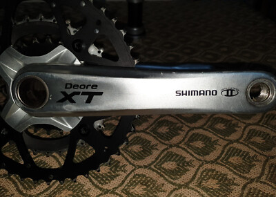 FC-M770 771 165mm Deore XT クランクセット Shimano Deore XT FC-M770 3 Speed Crankset | eBay