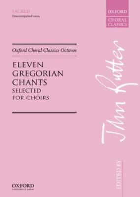 Eleven Gregorian Chants:vocal Score, Brand New, Free shipping in the US
