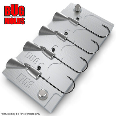 FishingSinkerMold  AluminiumFishingMold Lure making Lead Molds Jig Head Lushazer
