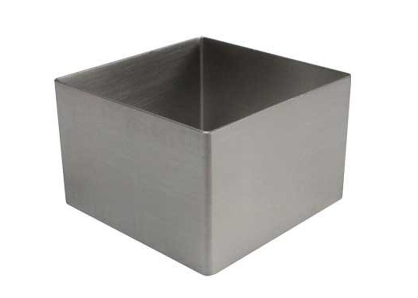 Taza Pasta Cuadro 8x8x4, 5 CM Eva Impiattare Pasta Arroz