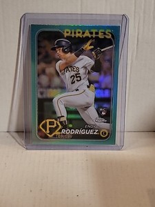 2024 Topps Chrome Aqua Refractors #295 Endy Rodriguez RC 10/199