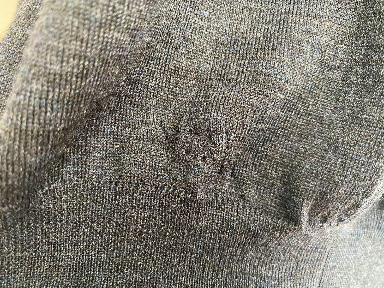 MAGLIONE COLLO YVES SAINT LAURENT RIVE GAUCHE RARO DA UOMO GRIGIO A V PICCOLO Made In Italy