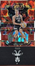 2024 Panini WNBA Select #75 Kelsey Plum Red Cracked Ice Prizm SP Aces