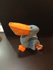 Ty 4107 Scoop the Pelican Beanie Babies Rare
