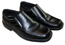 Dockers Yim Black Leather Loafer Slip On Dress Shoes Memory Foam Mens Size 9.5 M