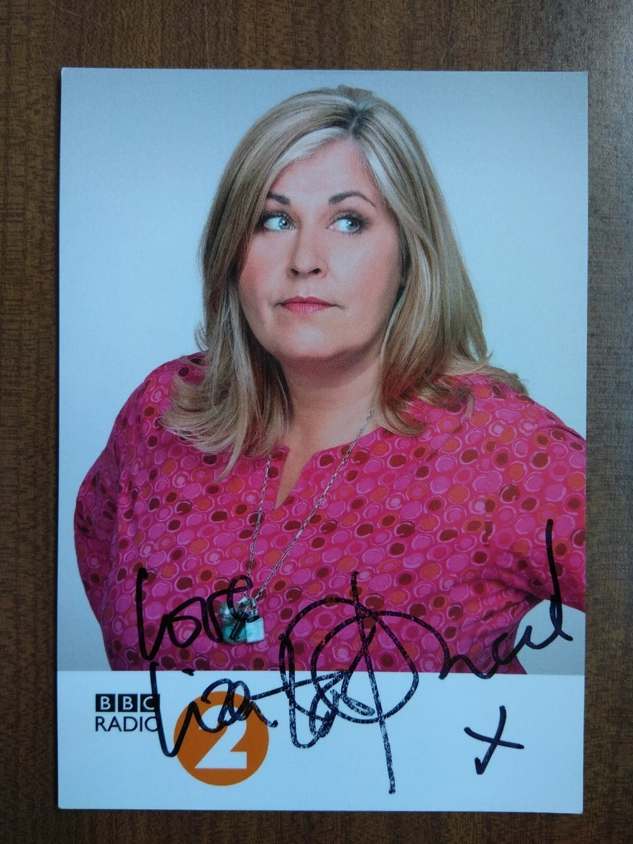 LIZA TARBUCK RADIO 2 HAND SIGNED AUTOGRAPH FAN CAST PHOTO CARD