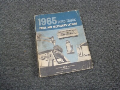 1965 Ford P4000 P5000 Parcel Delivery Chassis Parts & Accessories Catalog Manual