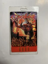 Ozzfest 2002 Band Pass Laminated Access Backstage