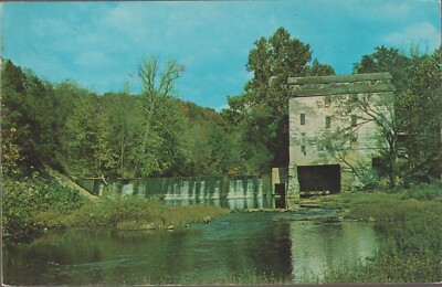 Wanut Grove Mill Robertson County Port Royal Tennessee TN. UNP Chrome Postcard
