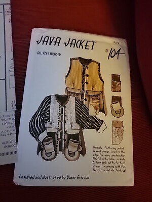 ReVisions #104 Java Jacket 3079 Sizes XS-XXL Sewing Pattern cut