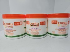 Cantu Leave-In Conditioning Repair Cream with Argan Oil, 16 oz. 3 Pack 