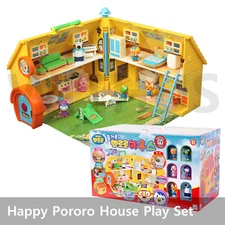 Happy Pororo House Play Set with Furniture Kids Toy House - Tracking 뽀로로하우스=