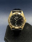 Vintage Seiko 7N43-6A79 Gold Tone Date/Day Quartz Watch - Working