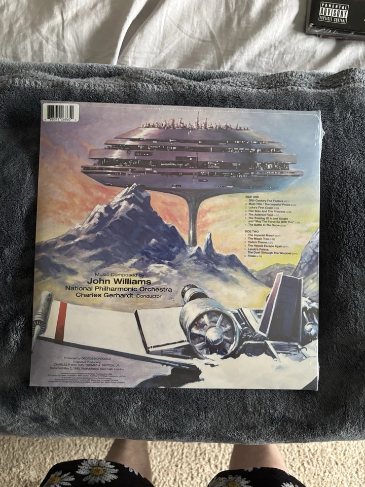 Empire Strikes Back by John Williams LP Cloud City Orange Vinyl Varese Sarabande - Image 2 of 2